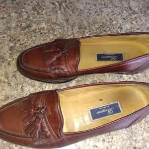 Bragano by Cole-Haan Brown Kiltie&Tassel Slipon Loafer Size 11M (101)